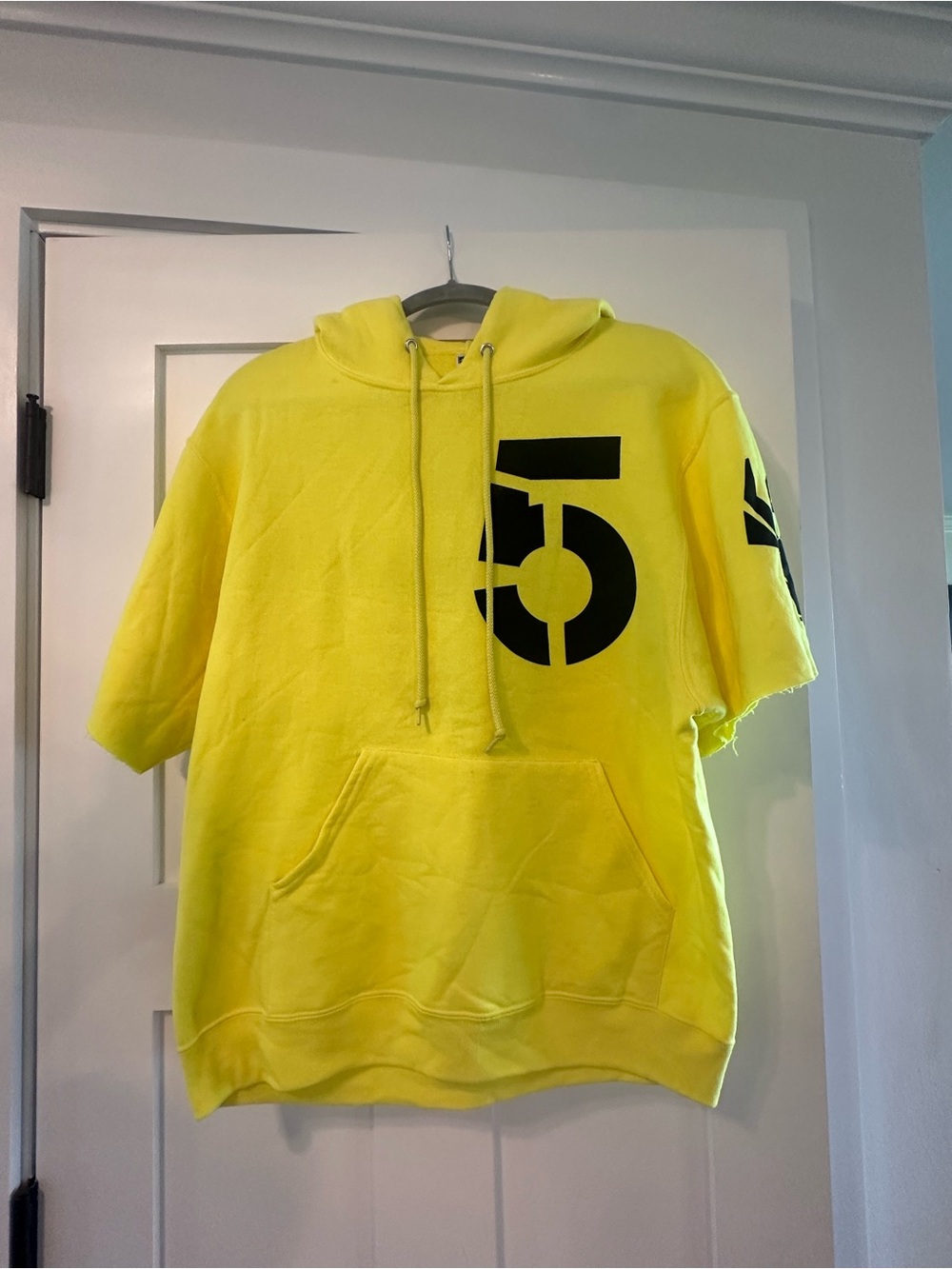 Die Antwoord Zef Style Yellow Short-Sleeve Hoodie Size Medium